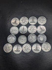 (16) Cincinnati & Sydney Ohio Coin World Convention Tokens