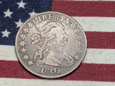 **VF** 1805 Draped Bust Half Dollar