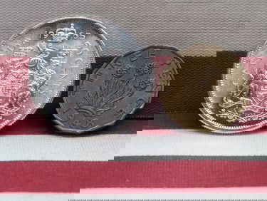 1948 Great Britain 3 Pence & 1965 Canada 50 Cents 80% Silver (2 PCS)