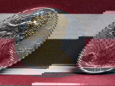 Gold *LAYERED LIBERTY* 1996 American Silver Eagle, Key Date
