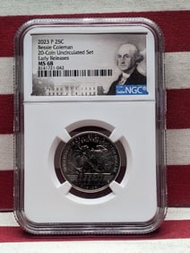 2023-P Bessie Coleman Quarter - NGC MS68 *Early Release*