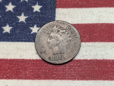 1874 Indian Head Cent