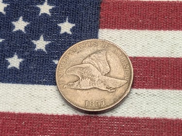 1857 Flying Eagle. Very Fine. Nice.