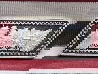 1 Oz. .999 FINE SILVER Wonders of America - Mackinac Island Designed Art Bar