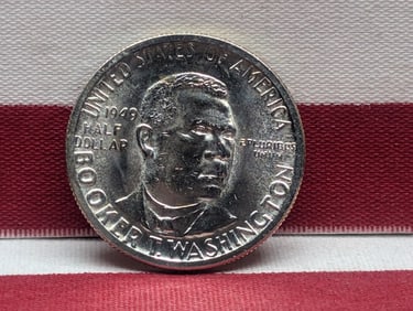 1949-D Booker T. Washington 90% Silver Half Dollar