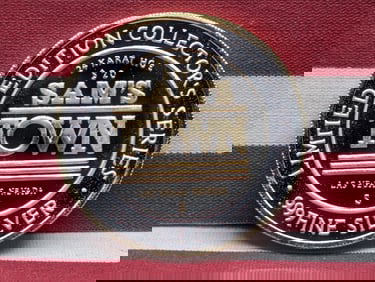 Limited Edition .999 Silver Rim $10 Gambling Token. Sam?s Town, Las Vegas. Gold is 24 Kt Heavy Gold