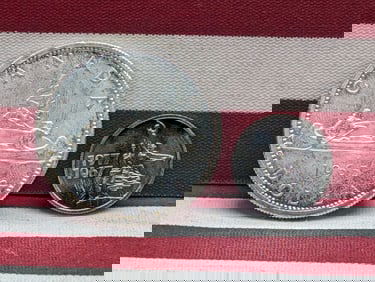 1967 PROOF USSR 15 Kopecks & 1965 Canada 80% Silver Dollar Canoe (2 PCS)