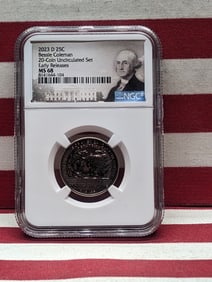 2023-D Bessie Coleman Quarter - NGC MS68 *Early Release*