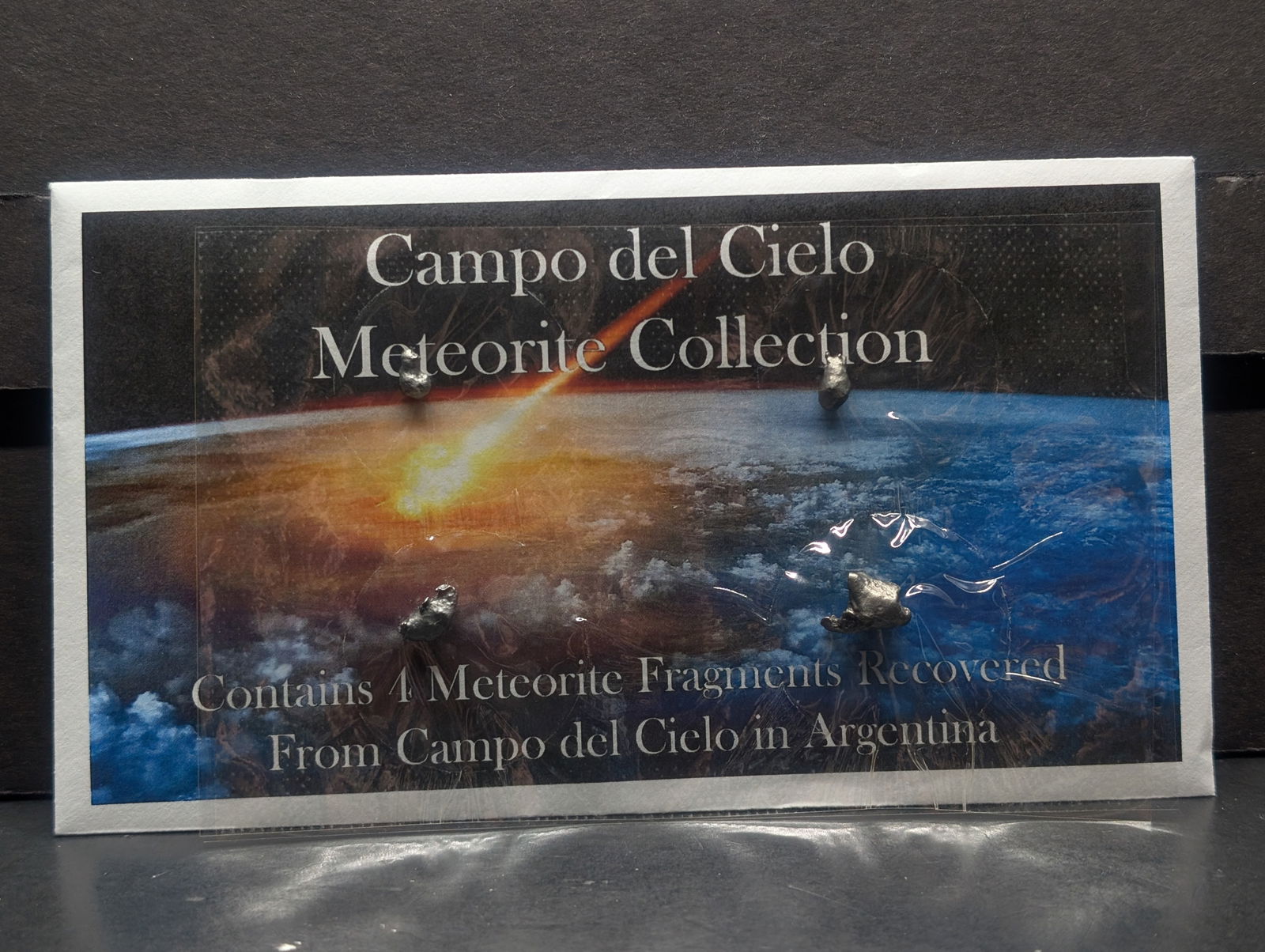 Collection of Meteorites from Campo del Cielo in Argentina - 4 Fragments (1 of 5)