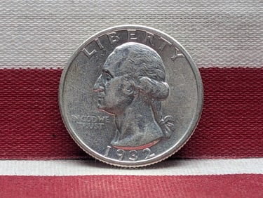 **KEY DATE - AU+** 1932-S Washington 90% Silver Quarter