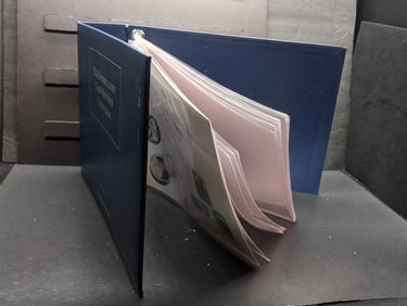 *EMPTY* U.S. Mint Uncirculated Coin Set Collector's Binder w/ Extra Sleeves
