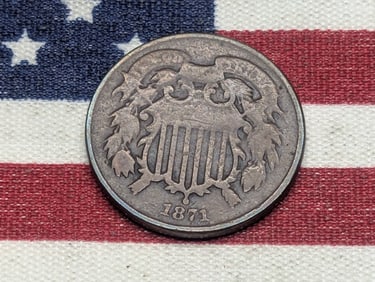 1871 Two Cent Piece