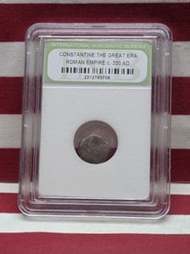 c. 330 AD Constantine the Great Era Roman Empire Coin - INB