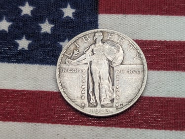 **XF+** 1923 Standing Liberty Quarter