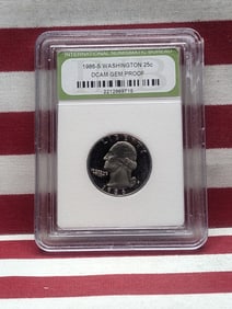 1986-S Washington Quarter - INB GEM PROOF DCAM