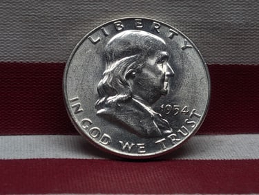 1954-D Franklin Silver Half Dollar **GEM BU**