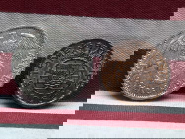 1937-A Germany 5 Silver Reichsmark & 1962 Sao Tome Principe 1 Escudos (2 PCS)