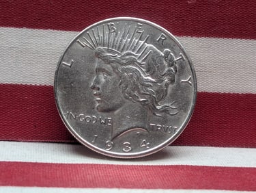1934-D Peace Silver Dollar