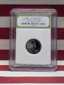 2006-S Jefferson Return of Monticello Nickel - INB GEM PROOF DCAM