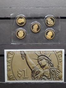 Presidential Dollar Collection in Gem Proof Condition