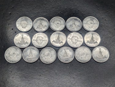 (16) Cincinnati & Sydney Ohio Coin World Convention Tokens
