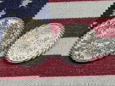 1939 Asian 5 Cents & 1899 Guatemala 1 Silver Real (2 PCS)