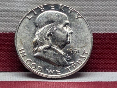 1951-D Franklin Silver Half Dollar **UNC**