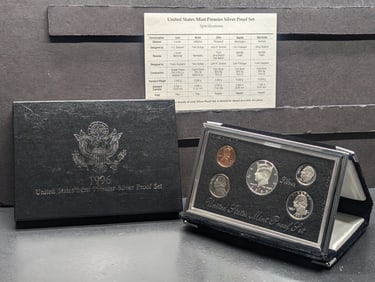 1996-S U.S. Mint Premier Silver Proof Set in OGP w/ COA