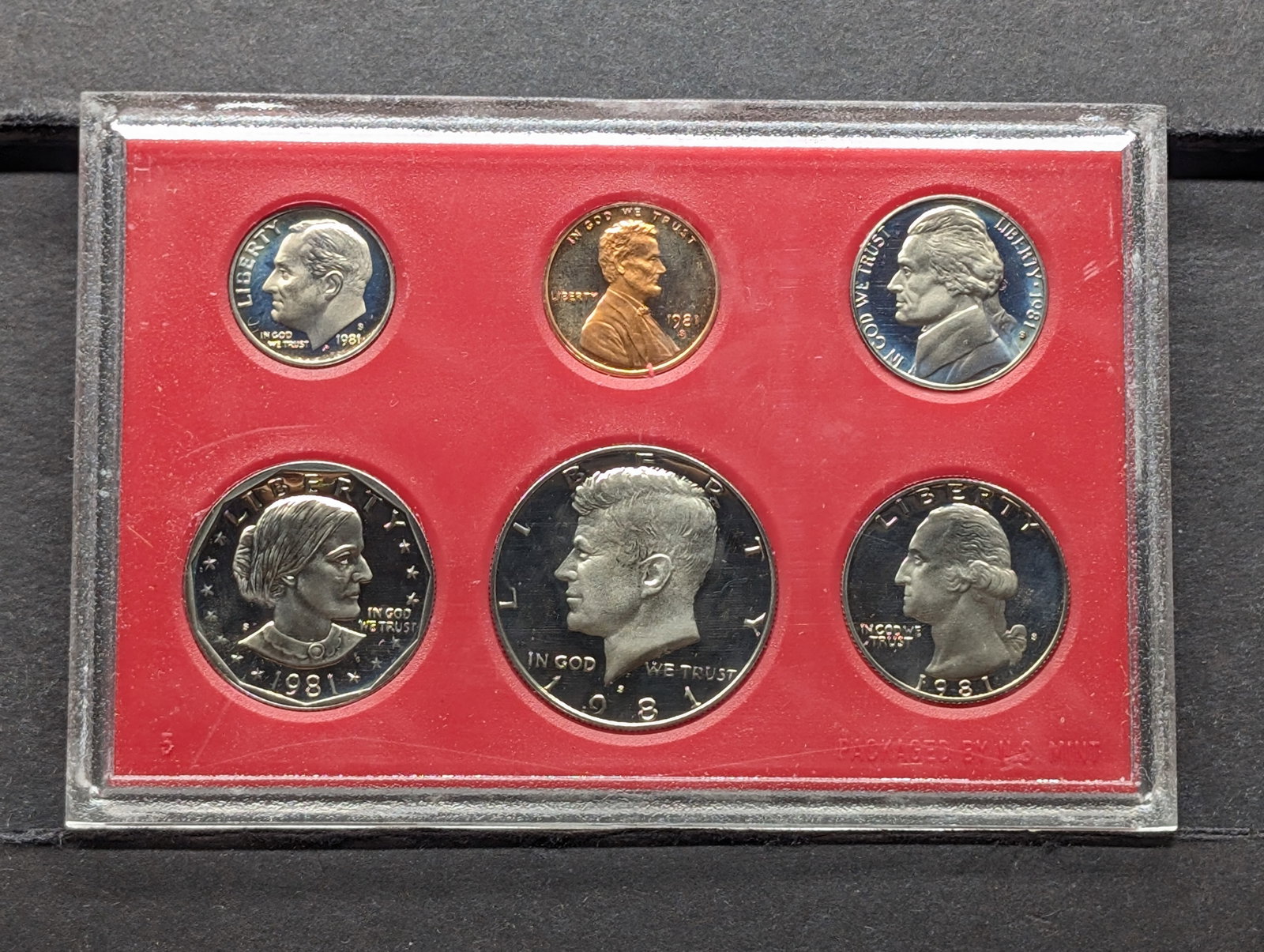 1981-S U.S. Proof Set, No Box: 1981-S U.S. Proof Set, No Box