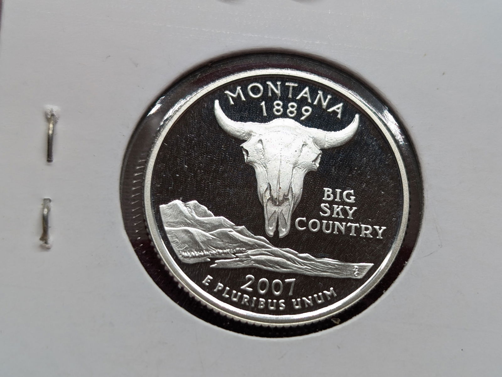 2007-S 90% Silver Proof State Quarter Montana (MT) (1 of 3)