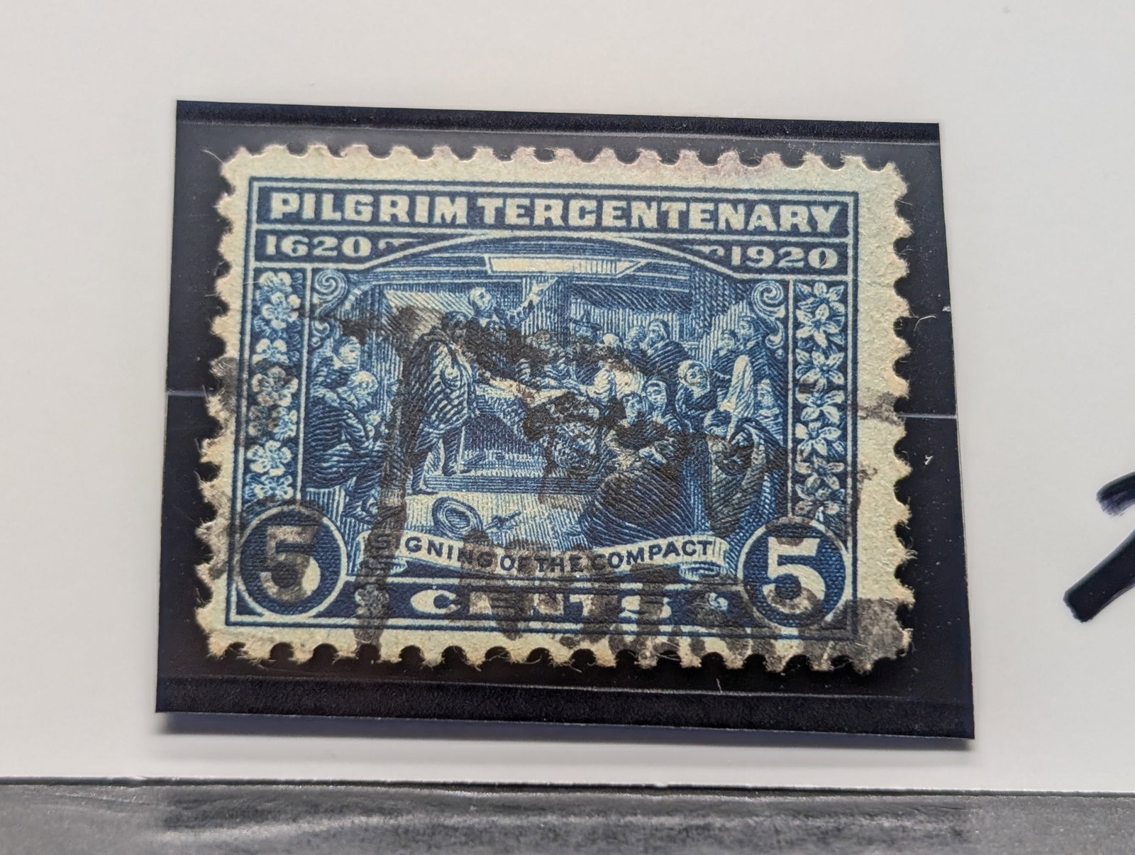 1920 Pilgrim Tercentenary 5 Cent Scott # 550: 1920 Pilgrim Tercentenary 5 Cent Scott # 550