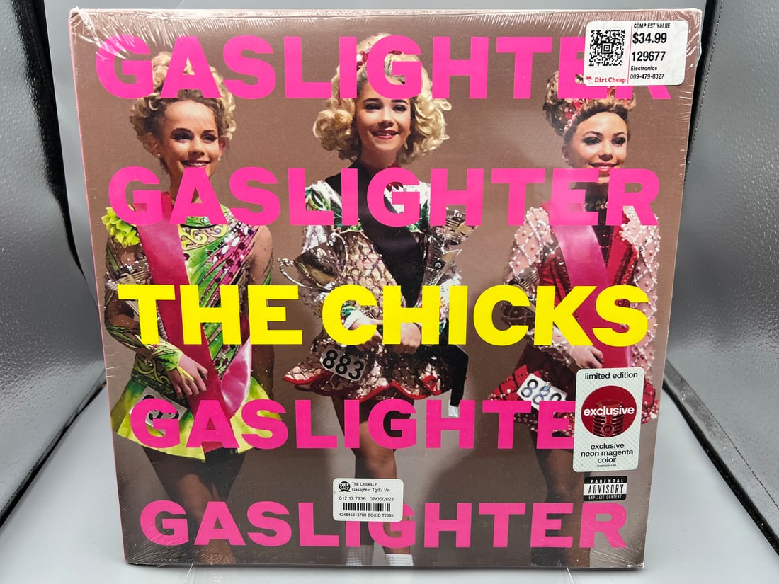 2020 Dixie Chicks Gaslighter Factory Sealed Vinyl Album - Neon Magenta Vinyl (1 of 2)