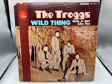 1966 The Troggs Wild Thing Blue Lettering Vinyl Album - SRF-67556