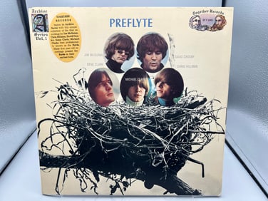 Preflyte: Early recordings of the Byrds (1969), uni-pak cover, recorded at World Pacific Studios in