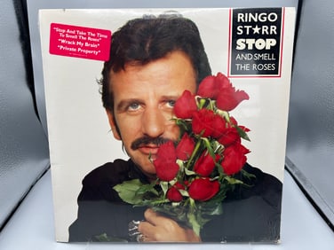 1981 Ringo Starr Stop And Smell The Roses Factory Sealed Vinyl Album - NB1-33246