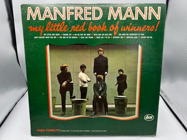 1965 Manfred Mann My Little Red Book of Winners Vinyl Album - ALM 13021