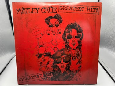 Motley Crue: Greatest Hits (2021), Limited Edition, crimson red smoke vinyl, reissue, gatefold, 2
