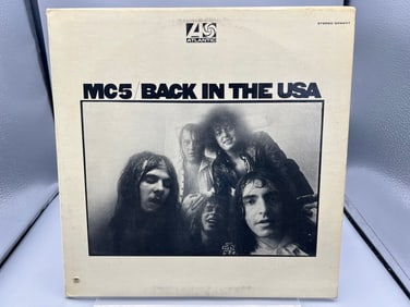 MC5: Back In The USA  (1970), small promo hole in cover