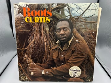1971 Curtis Mayfield Roots Vinyl Album W/ Promo Sticker & Calender - CRS 8009