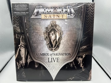 SEALED - Armored Saints: Symbol Of Salvation Live (2021), crystal clear vinyl,  Limited Ediition -