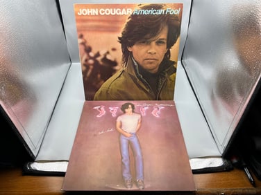 John Cougar Mellencamp (2 LP Lot): American Fool (1982); and Uh-huh (1983)