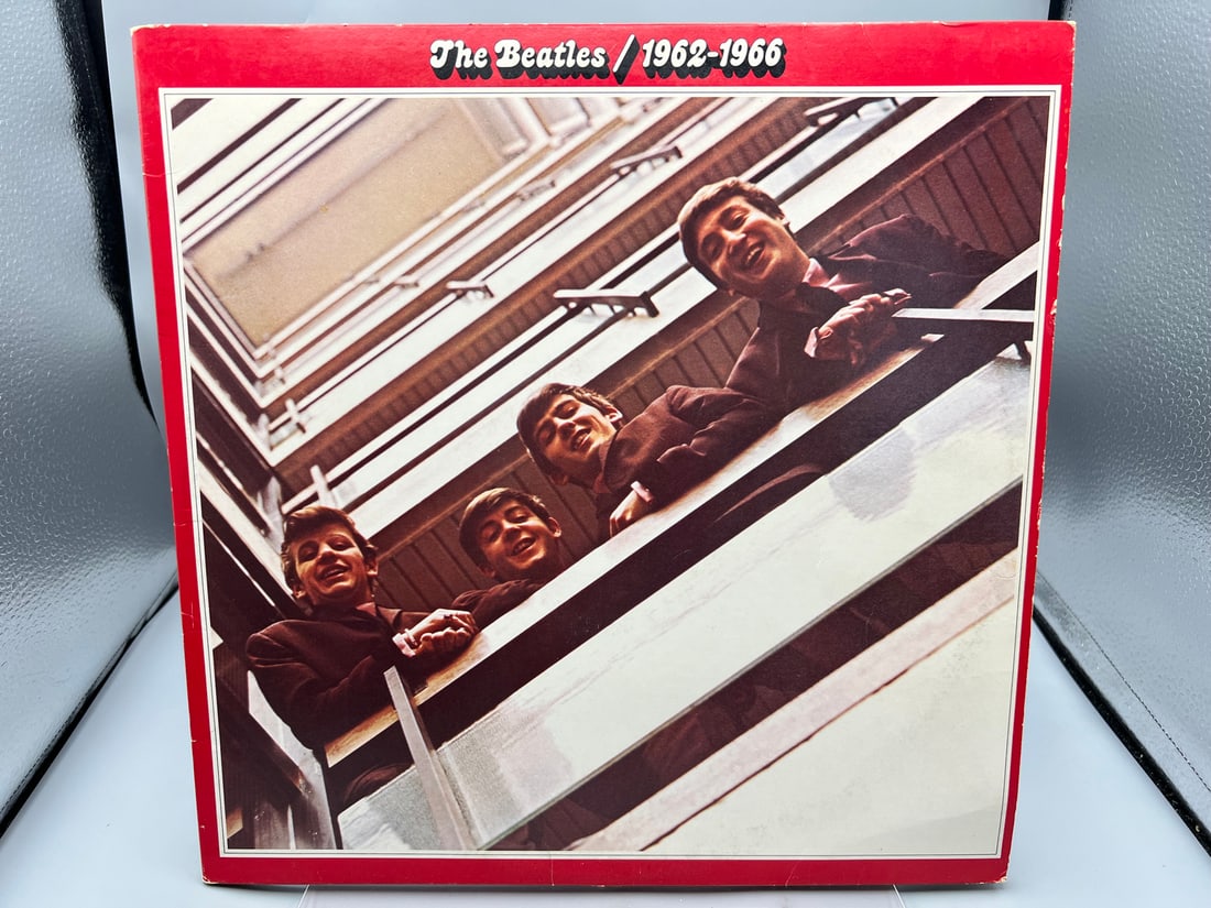 1976 The Beatles 1962-1966 Blue Labels Vinyl Album - SKBO-3403 (1 of 6)