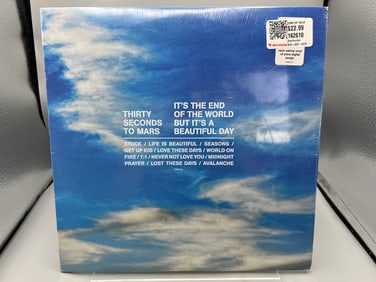 2023 Thirty Seconds To Mars It's The End of The World But It's A Beautiful Day Limited Edition Neon