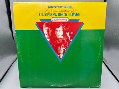 1984 Clapton, Beck, & Page White Boy Blues/Classic Guitars of Clapton, Beck, & Page Vinyl Album -: 1984 Clapton, Beck, & Page White Boy Blues/Classic Guitars of Clapton, Beck, & Page Vinyl Album - 672005-1 - Records have not been tested by auction house for play quality. All items are sold as is.
