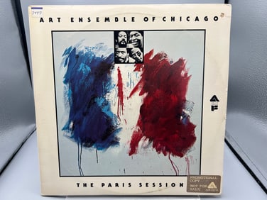 Art Ensemble of Chicago: The Paris Session (1975), promo labels, promo hole in cover, gatefold, 2