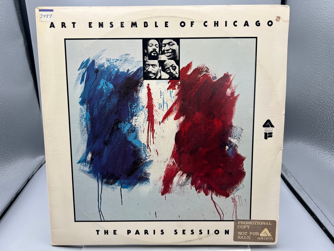 Art Ensemble of Chicago: The Paris Session (1975), promo labels, promo hole in cover, gatefold, 2 (1 of 6)