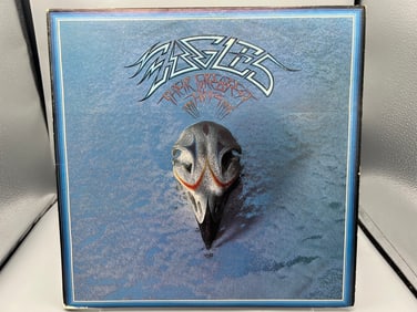 Eagles: Their Greatest Hits (1976), embossed cover