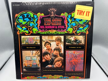 The Ohio Express: Beg, Borrow & Steal (1967), promo hole in cover