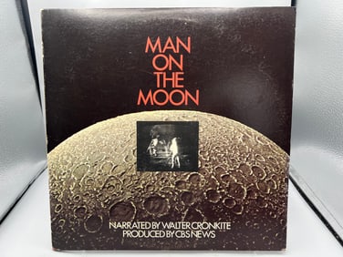 Man On The Moon - Narrated by Walter Cronkite (unknown press date), Columbia Special Prodcts -