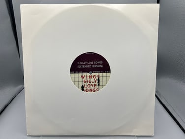 Wings: Silly Love Songs (2006), UK Pressing, 'Disk Jockeys Only' - printed on label, 12-inch